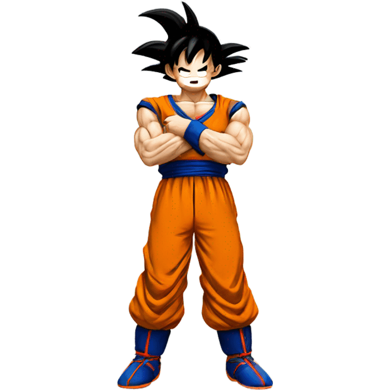 Goku doing the duggie  emoji