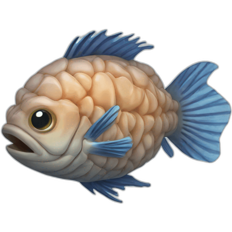 fish brain emoji