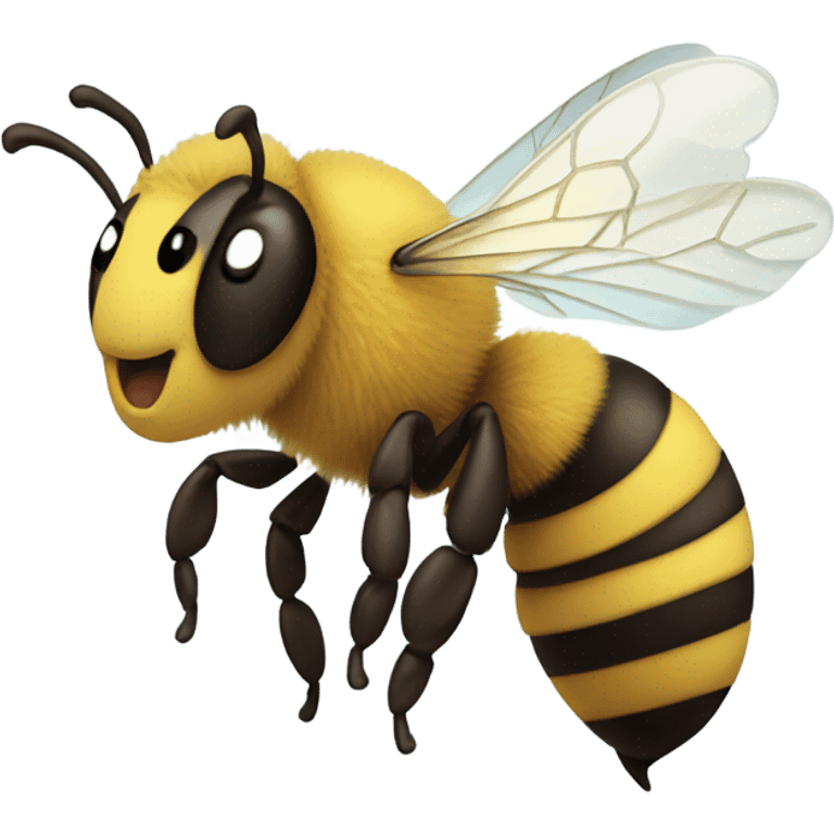 Bee buzzing emoji