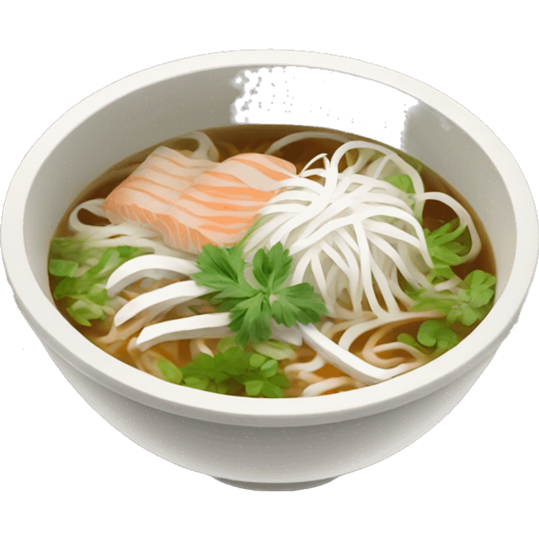 Bowl of pho emoji