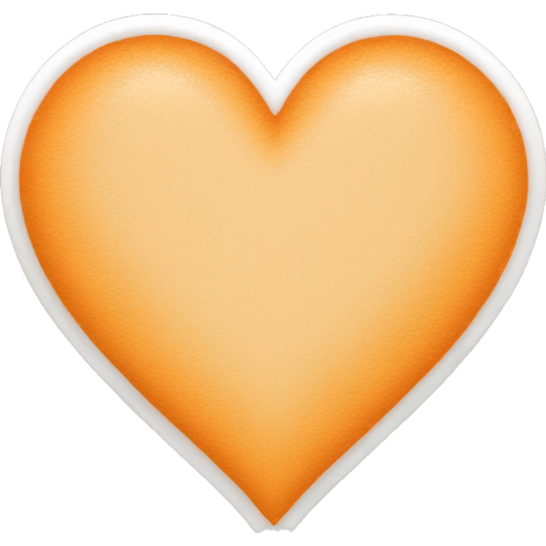 Light orange heart emoji