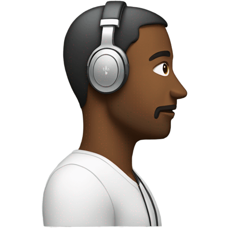 Man with headphones emoji