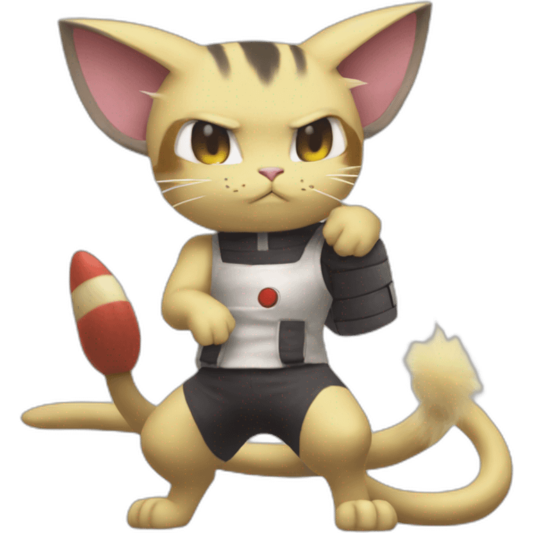 meowth pokemon team rocket emoji