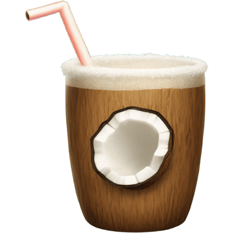 Drink made out of coconut emoji