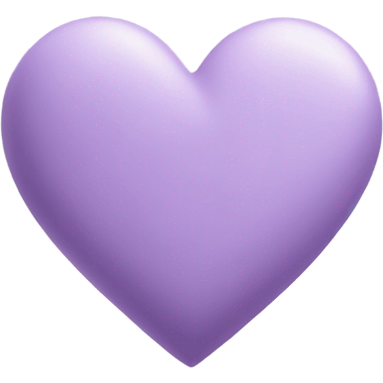 lilac heart emoji