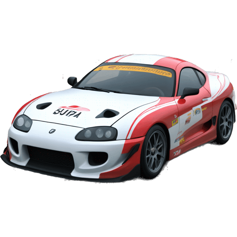 autos de carrera de supra emoji