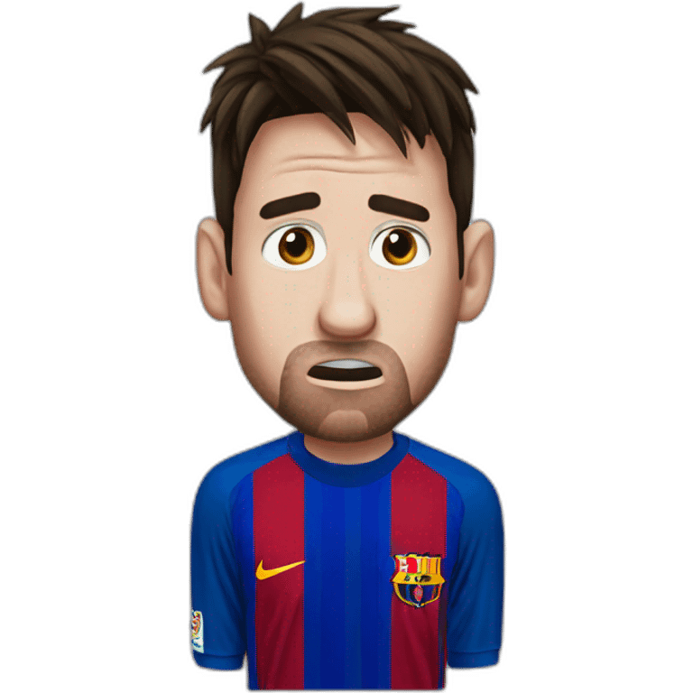 messi-crying-face emoji