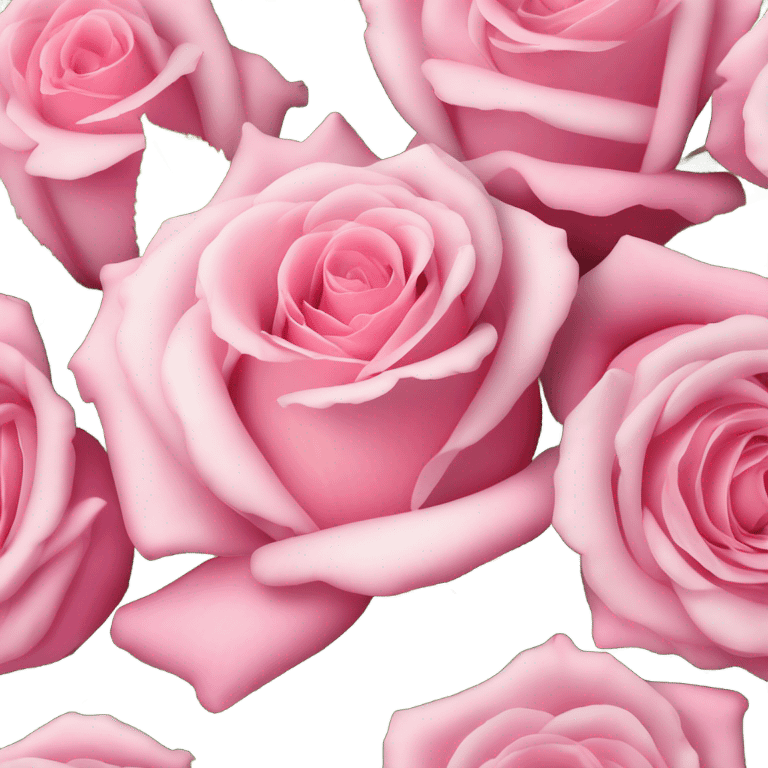 Bouquet of pink roses emoji