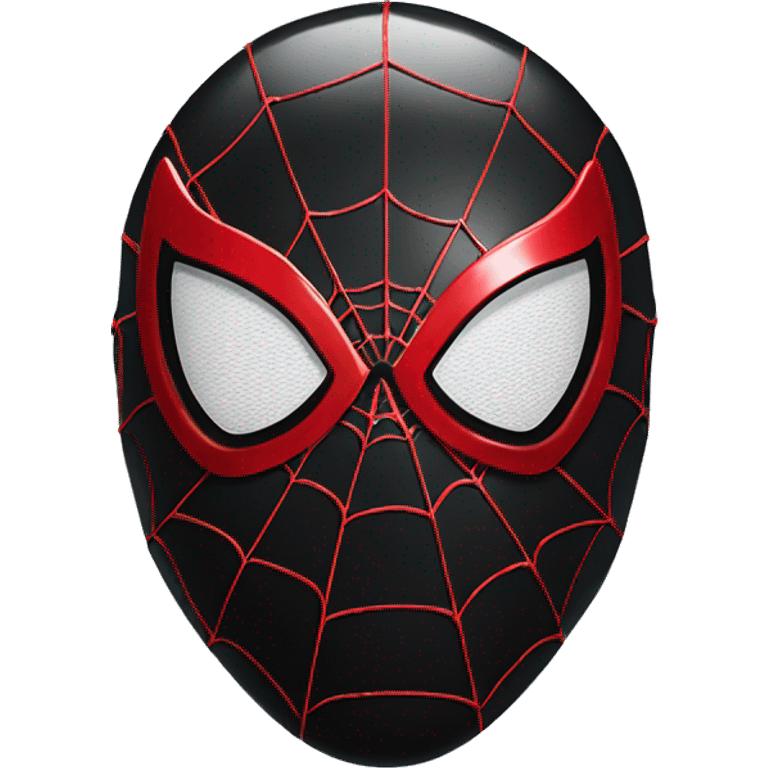 Spider-Man miles morales mask emoji