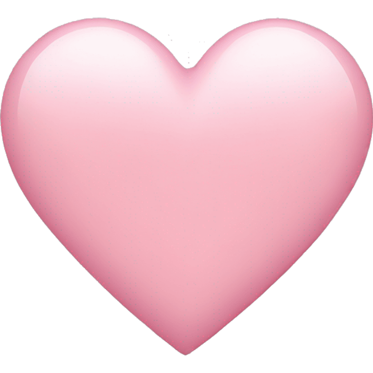 Light pink heart emoji