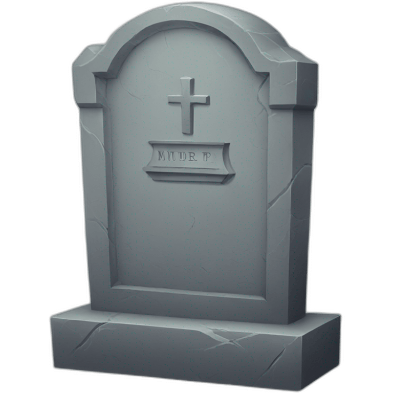 Tombstone emoji