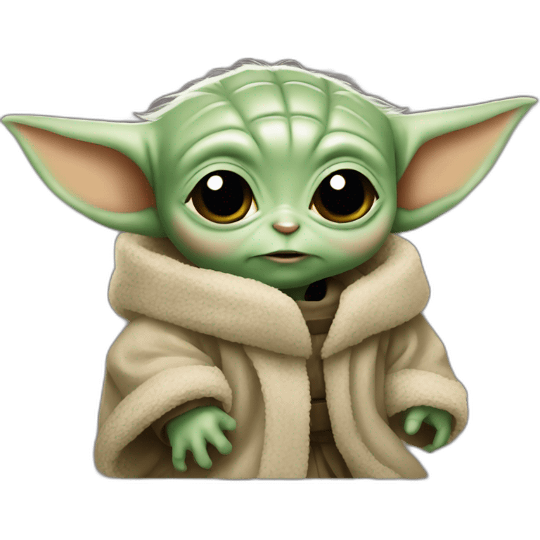 Baby Yoda bravo emoji