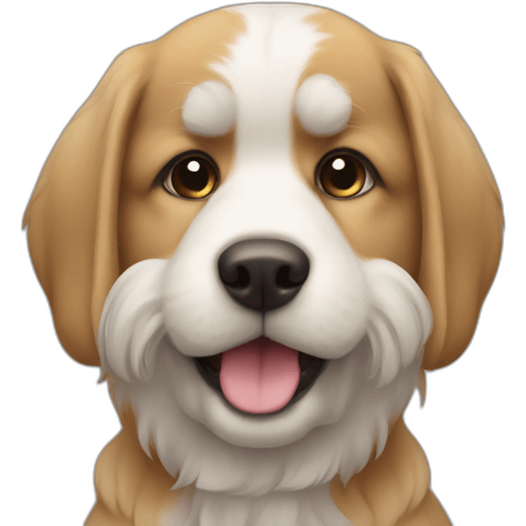 Chien sur chat emoji