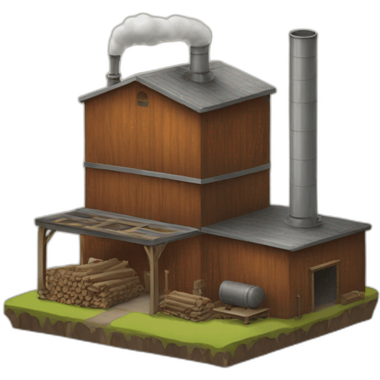 wood factory emoji