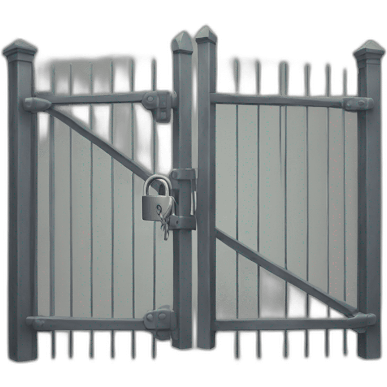 locked gate emoji