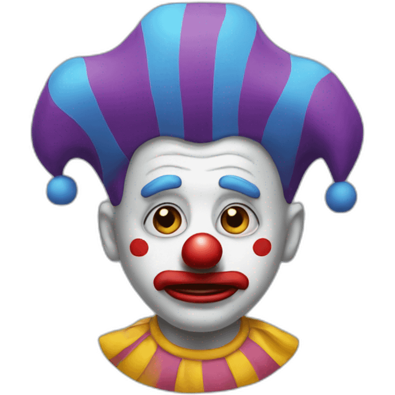 sad clown emoji