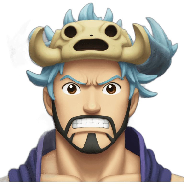 Kaido one piece luffing emoji