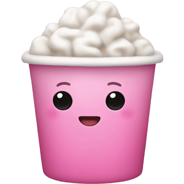 Pink boba emoji