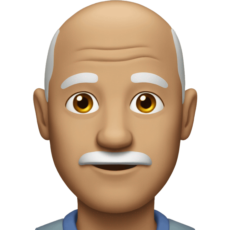 Old bald guy emoji