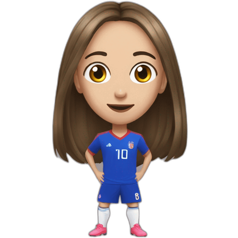 zahia with ribery emoji