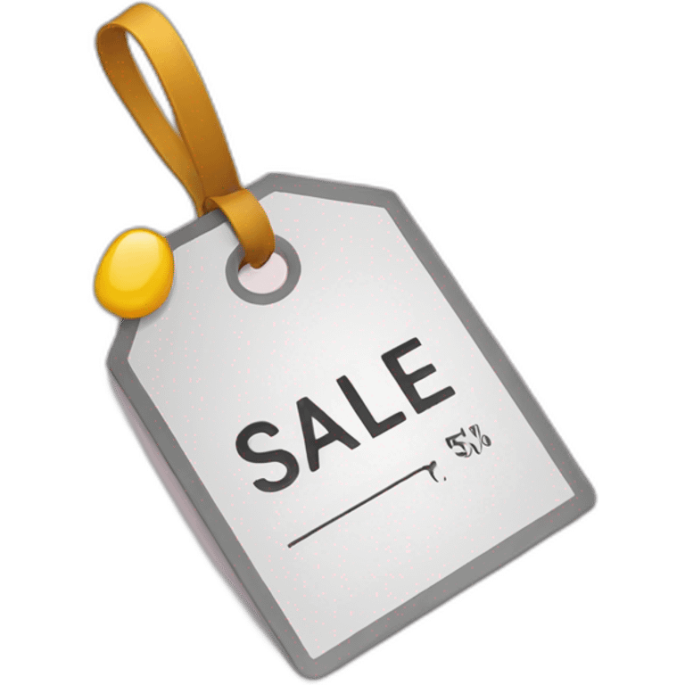 sale tag emoji