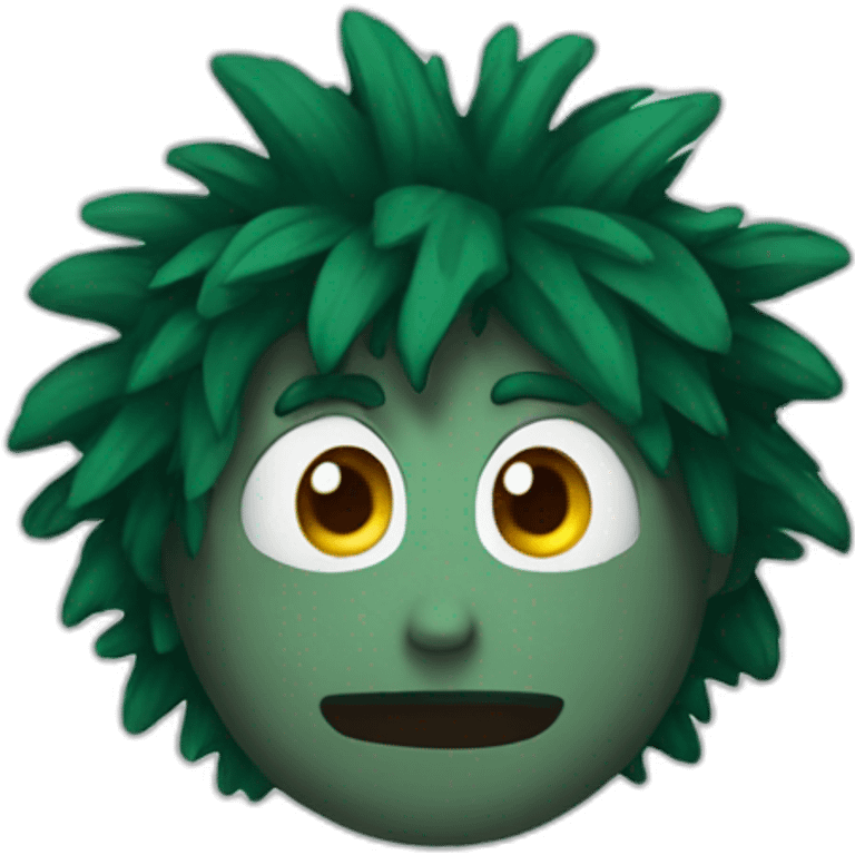 Dark deku emoji