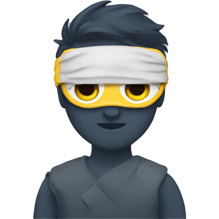 Gojo with eye mask emoji