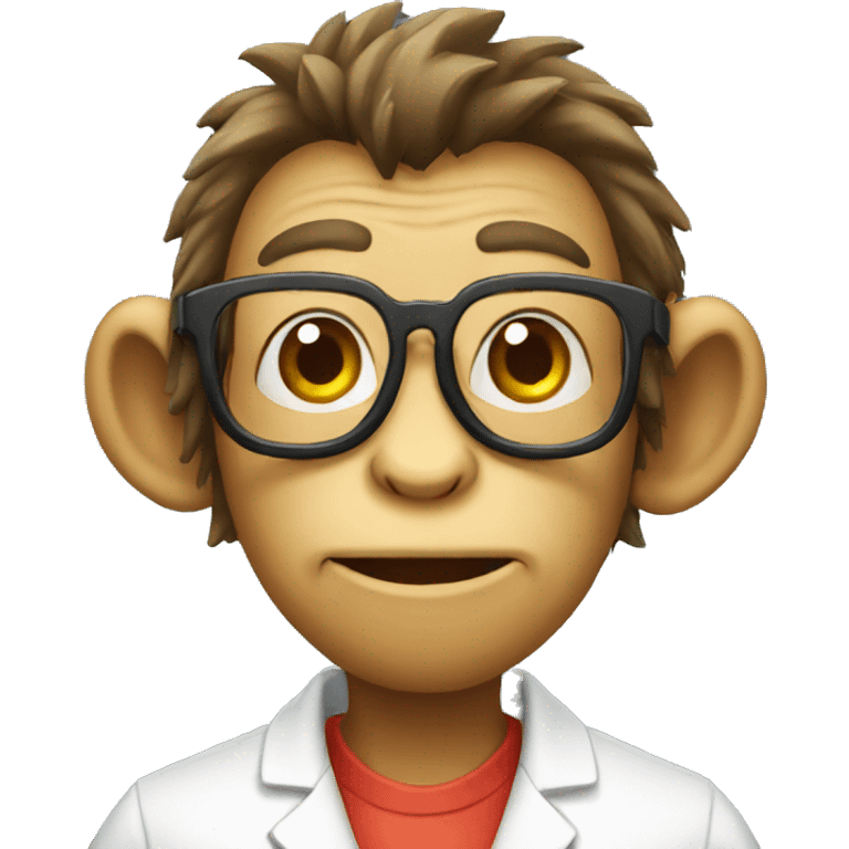 Monkey Scientist  emoji