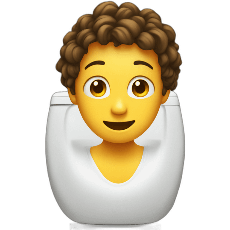 Emoji au toilette emoji