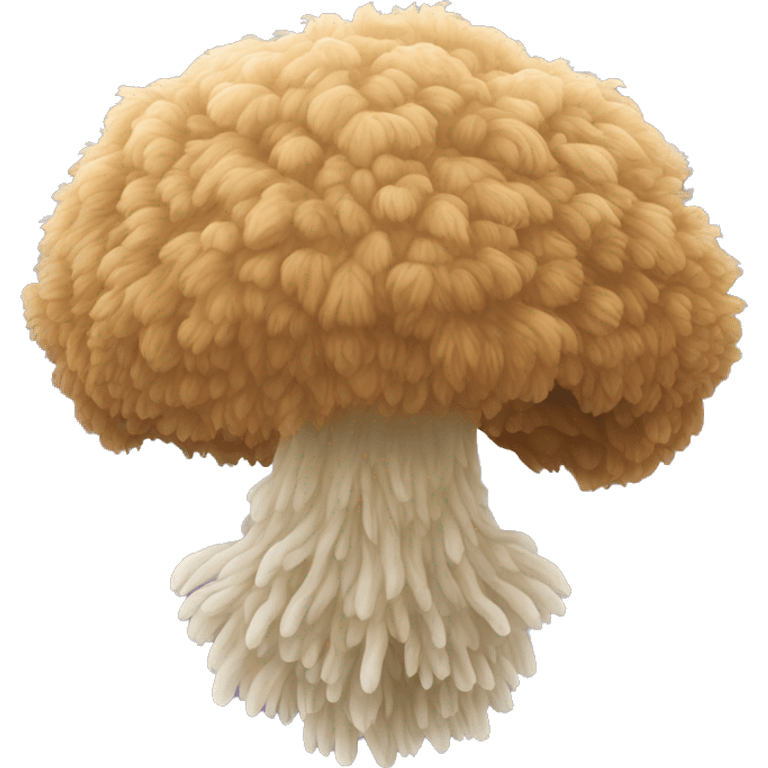 Hericium erinaceus lion's mane emoji