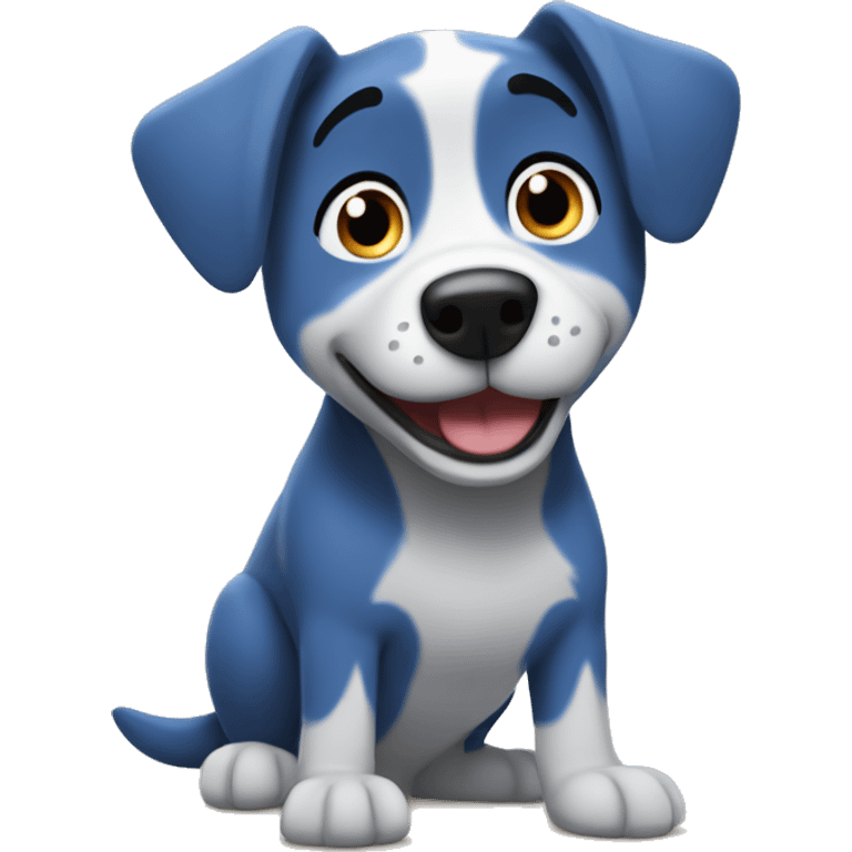 Dog Of tv show Bluey emoji