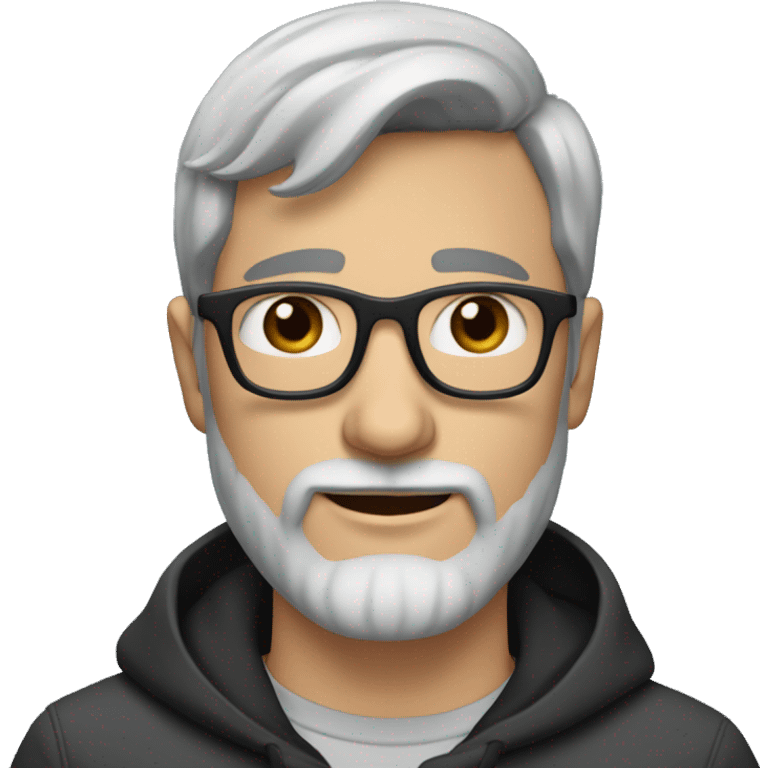 30-year-old-white-man-with-grey-and-black-hair-and-grey-and-dark-beard-and-dark-glasses-and-thin-nose emoji