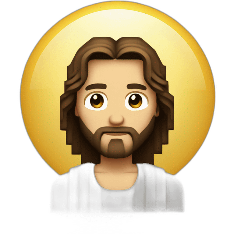 8 bit jesus emoji