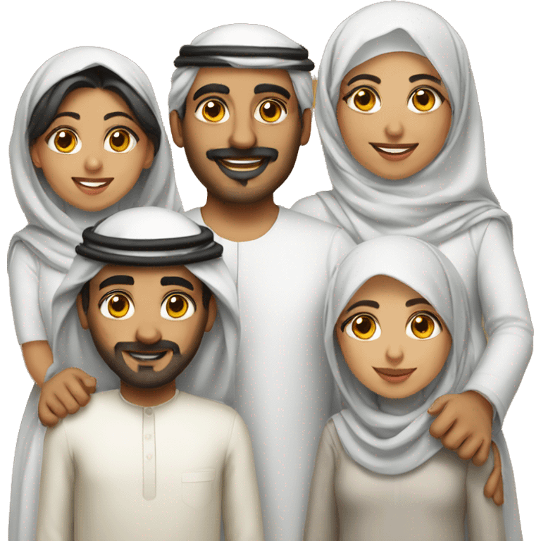 kuwaiti family  emoji