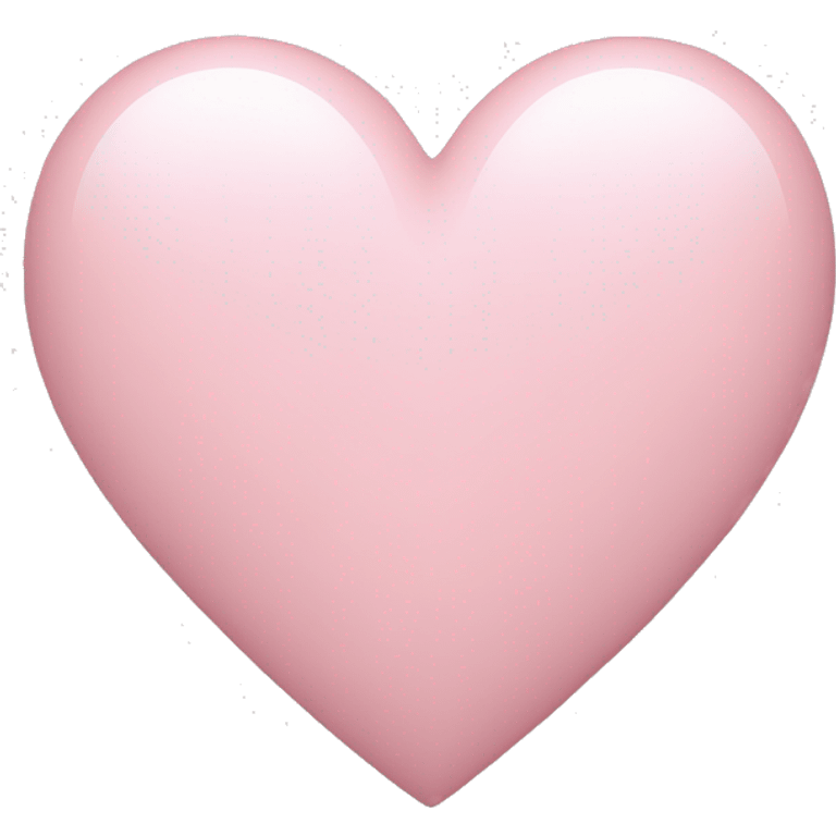 pastel pink heart emoji