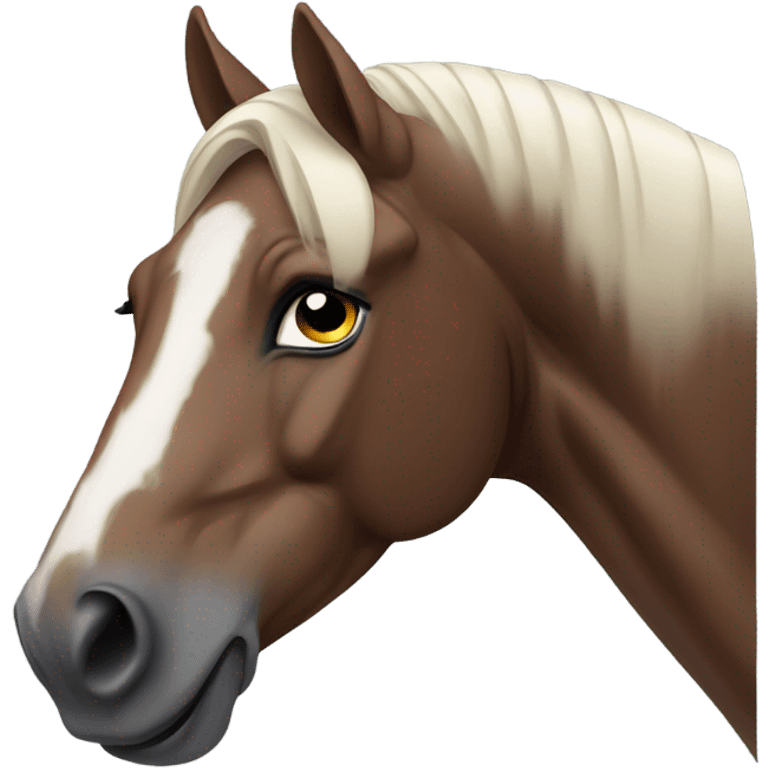 head of a racing horse emoji