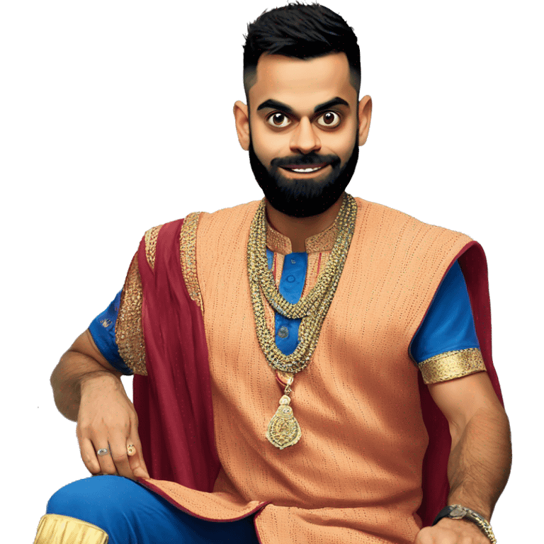 king virat kohli emoji