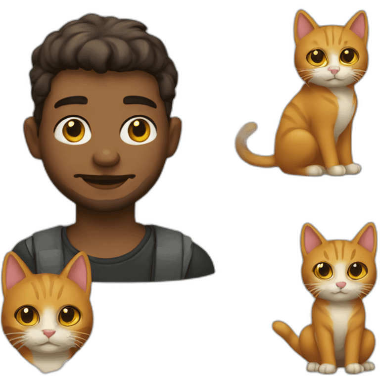 Humano con rasgos de gato emoji