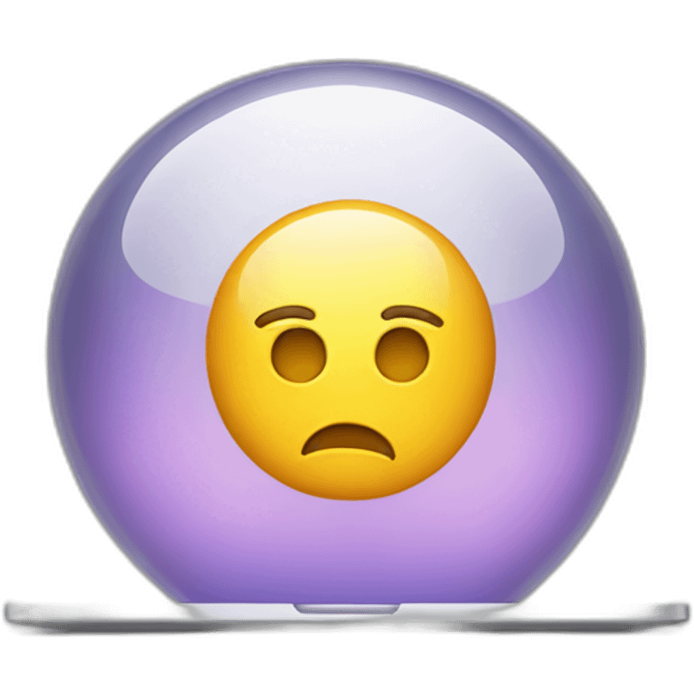 macbook m2 inside a bubble emoji