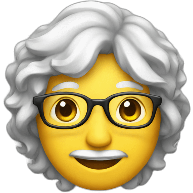 A smart scientist emoji