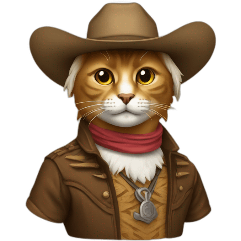 Gato vaquero  emoji