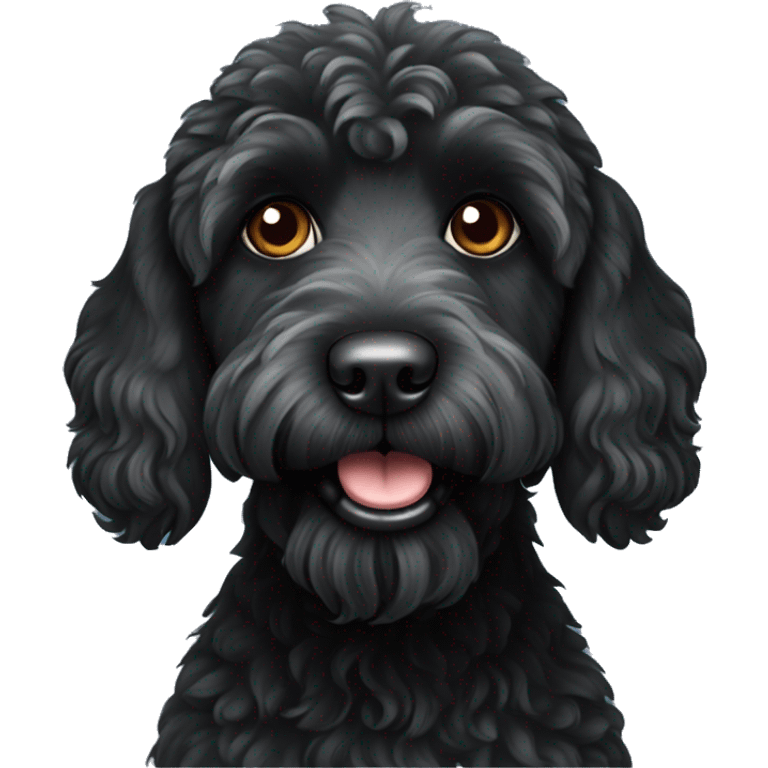 black labradoodle emoji