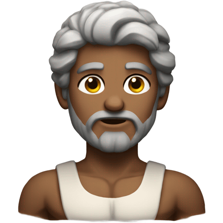 A greek God with muscles emoji