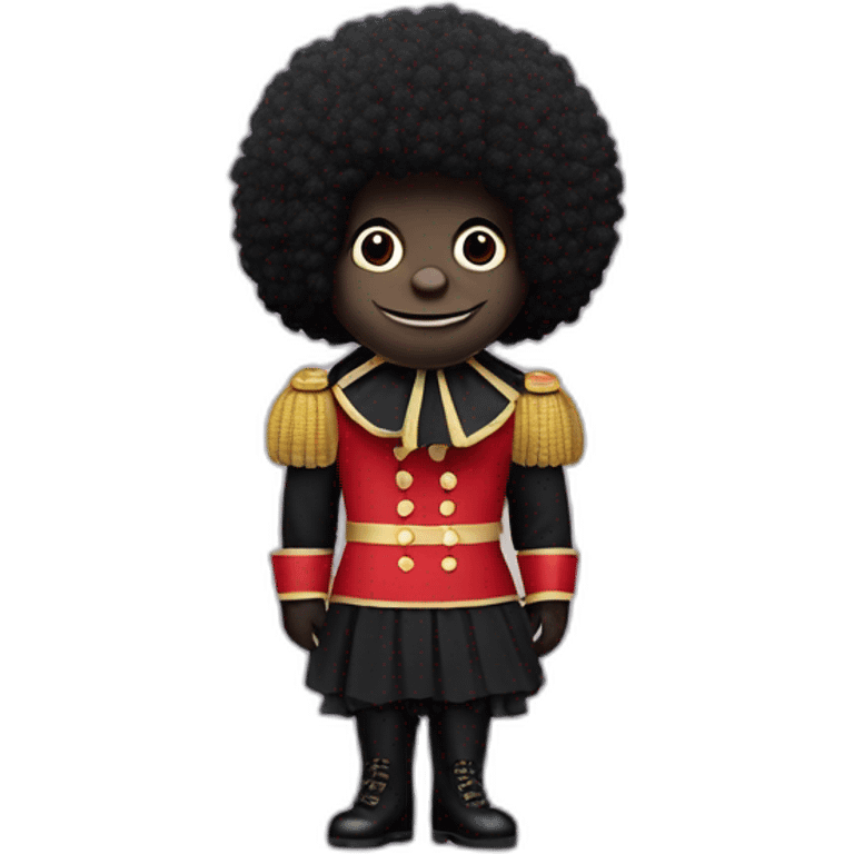 Golliwog in beefeater uniform emoji