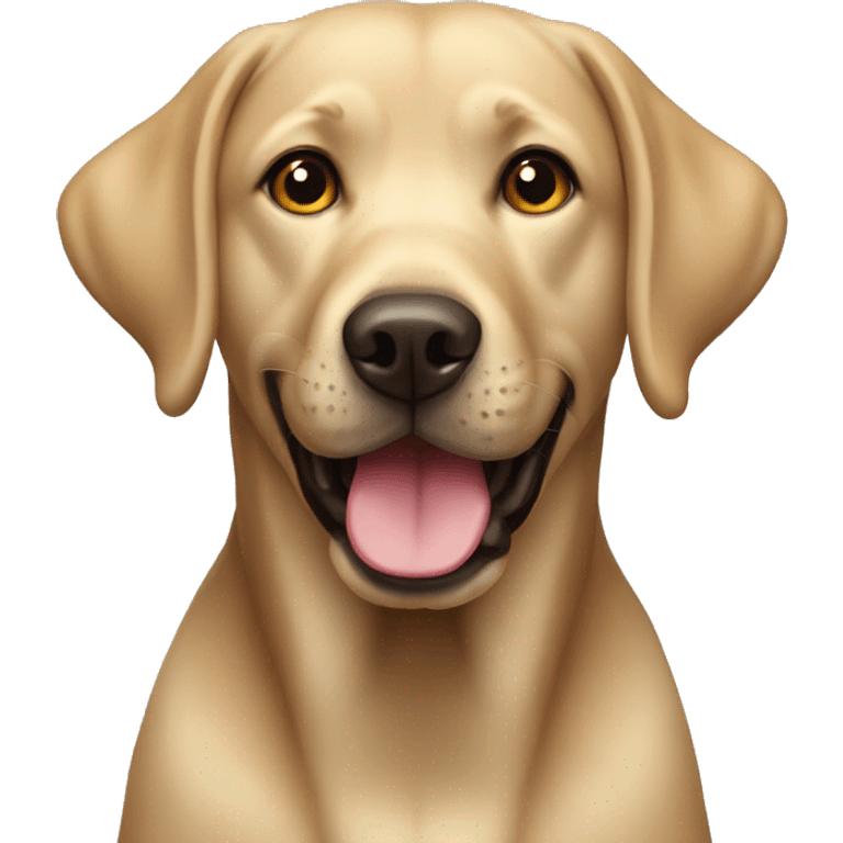 Female labrador funny emoji