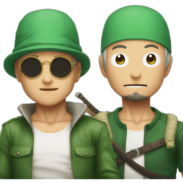 Tony Tony chopper and zoro emoji