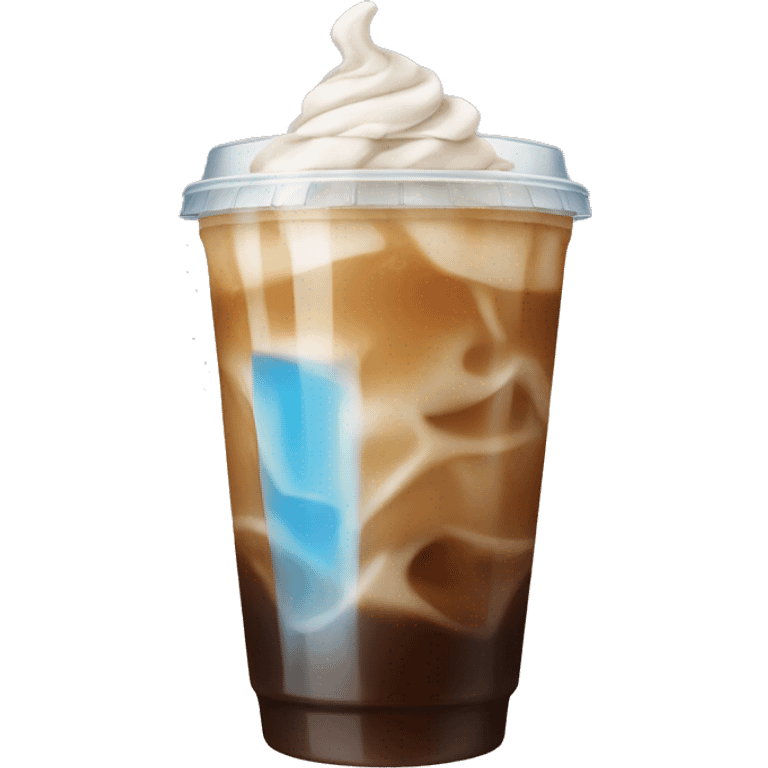 Iced coffee emoji