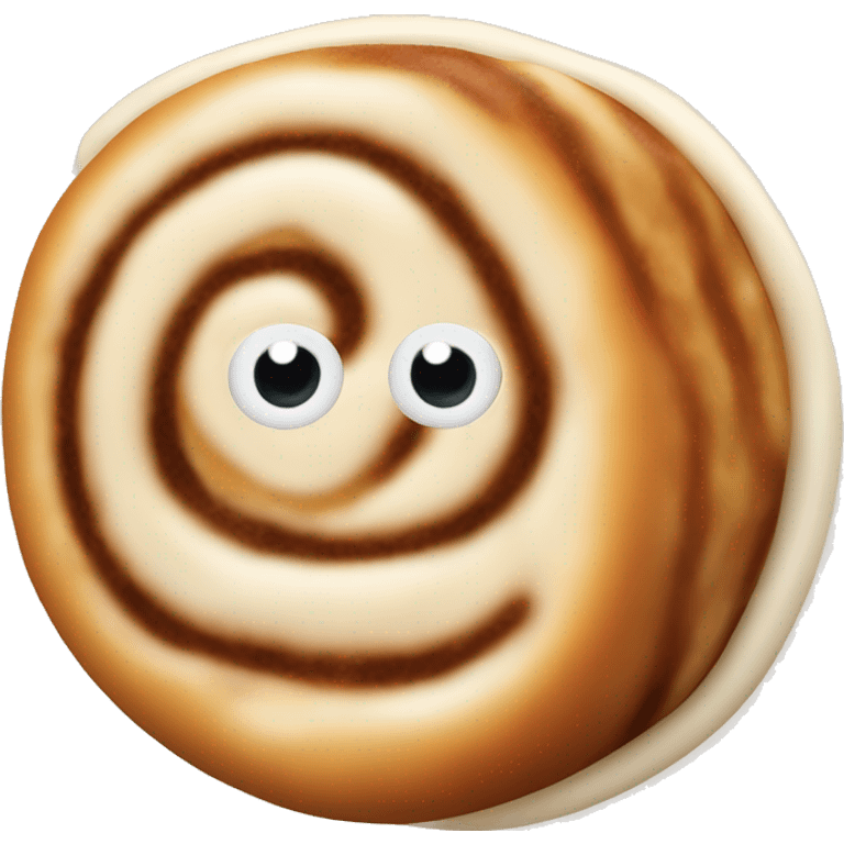 one cinnamon bun emoji