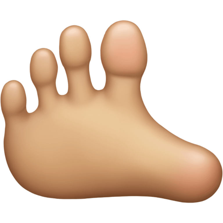 Massive big toe emoji