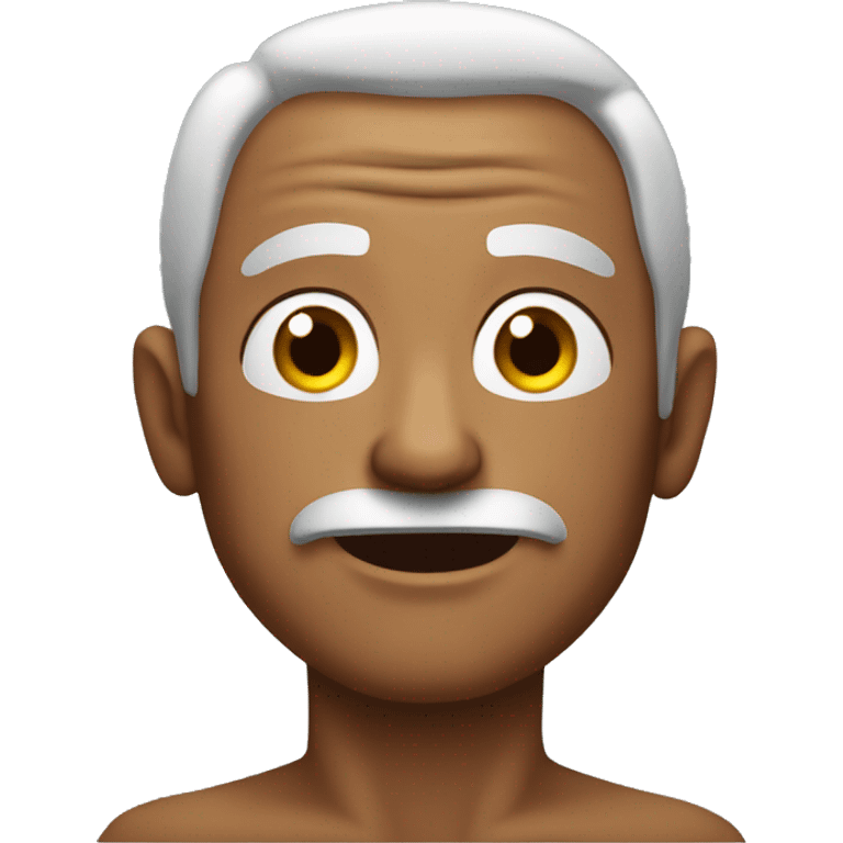 Old man with abs emoji